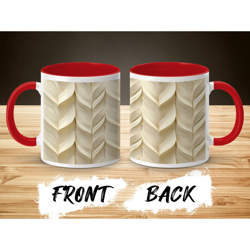 Ceramic Coffee Mug, Red