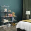96cm H x 96cm W Metal Bookcase-2095900651