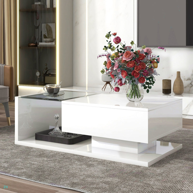 Table basse Modern, Blanc