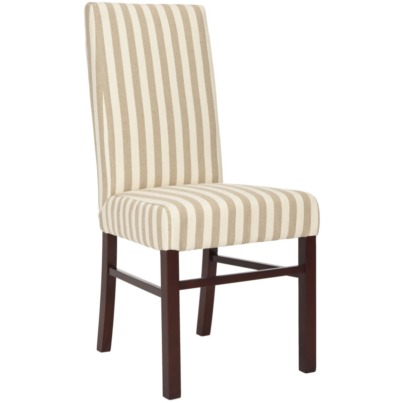 Chaise rembourrée Ardell, Crème