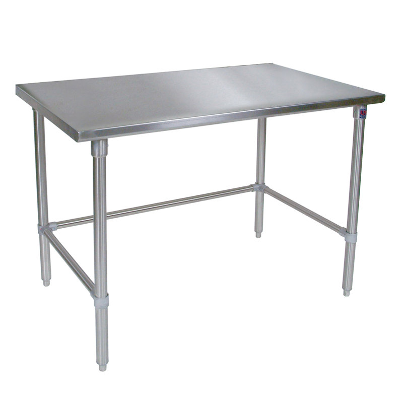 Stainless Steel Work Table, 35.75" H x 36" W x 24" D