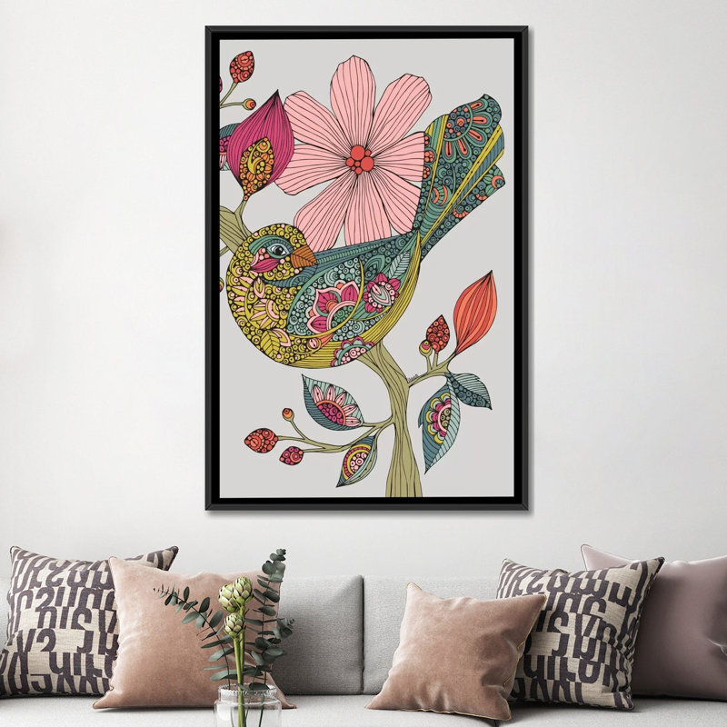 Juanita, impression sur toile tendue, H 60 po x l 40po x P 1,5 po, Cadre noir