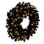 Couronne de sapin floconnée pré-éclairée Dura-Lit-1048958719