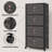 Stackable Storage Bins with Lids and Wheels