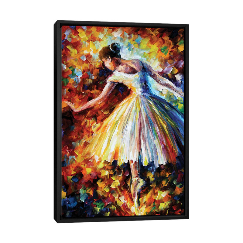 Entouré de Leonid Afremov - estampe numérique sur toile tendue avec châssis, H 12 po x l 8 po x P 0,75 po, Pas de tapis