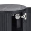 Auman Fluted Side Table With Door-120391982