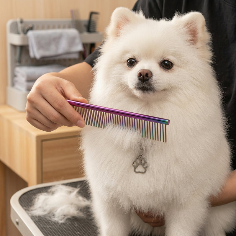 Ensemble de ciseaux professionnel de 7 pouces pour tonte d'animaux, ciseaux colorés en acier inoxydable pour le toilettage et la coupe de cheveux