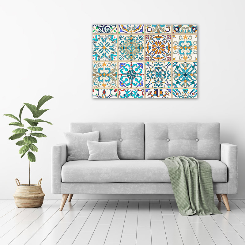 Ceramic Tiles - Wrapped Canvas Print