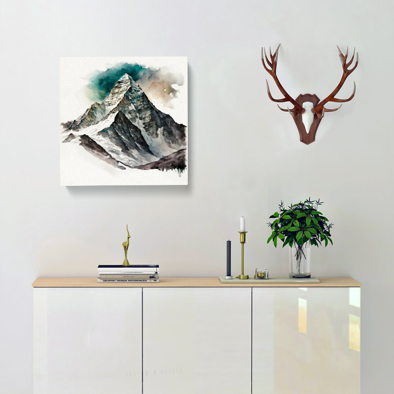Mount Everest - No Frame Print, 50cm H x 50cm W x 3cm D
