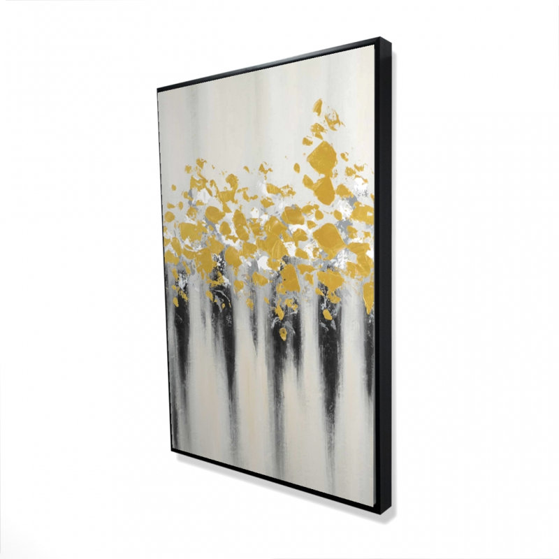 "Petites taches dorées", H 36 po x l 24 po