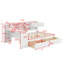 Lit de jour en L en bois avec armoires de rangement et tiroirs de rangement, lit multifonctionnel avec bureau d'étude-299498115-299498113