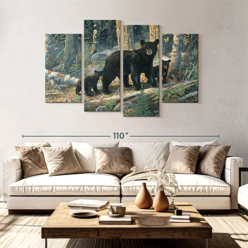 Brampt Woodland Lessons, 54" H x 84" W