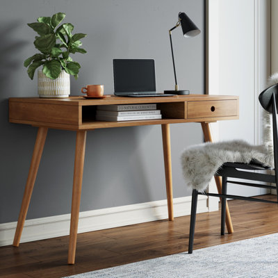 Munguia Solid Wood Computer Desk