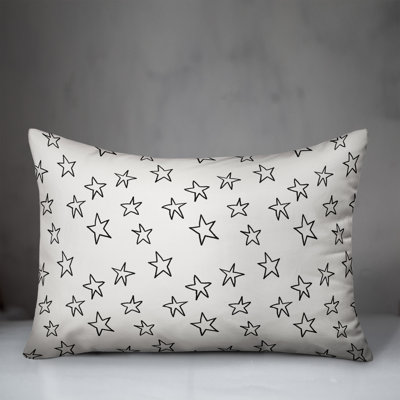 Simple Star Pattern Throw Pillow