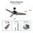 Donnabell 52'' Ceiling Fan with LED Lights-1160867633-1160867632
