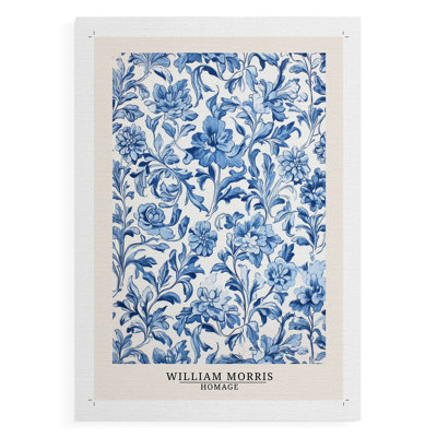 WM MORRIS Series DXVI -Canvas Print Only - NOT FRAMED