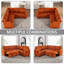 Canapé modulaire rembourré avec rangement-130150458