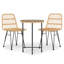 Bardugo 2 - Person Patio Dining Set with Round Table-1621689754-1621689753