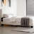 Linen Upholstered Platform Bed-516494936