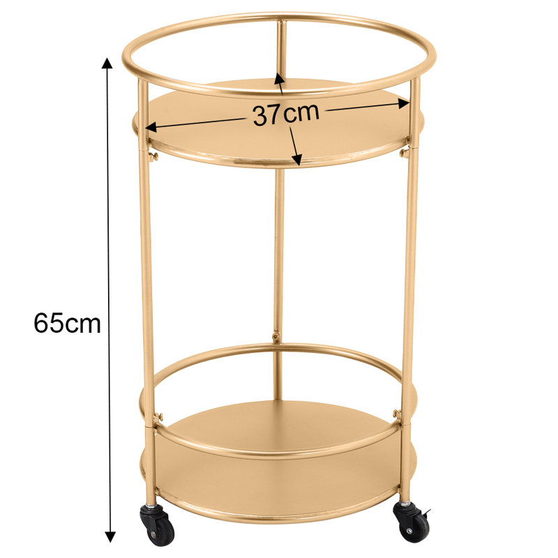 Alkhoury Metal Bar Cart
