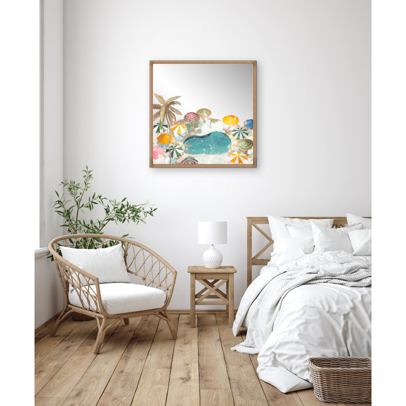 Bubblegum Beach I Print by Bella Lane, 48" H x 48" W