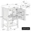 Meuble-lavabo de 20 po avec lavabo, armoire de salle de bain avec porte à fermeture douce, support de rangement et tablette ouverte, blanc (ancien SKU: WF308492AAK)-121018181