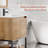 Azai 24" Modern Single Bathroom Vanity Set with Ceramic Sink Top, Open Shelf, Metal Frame-1920207029