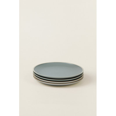 Matte Ceramic Dinner Plates (Set of 4) - Sage Green