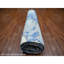 Tapis bleu nouvel âge en laine 11 pi 10 po x 15 pi 1 po Pranesh