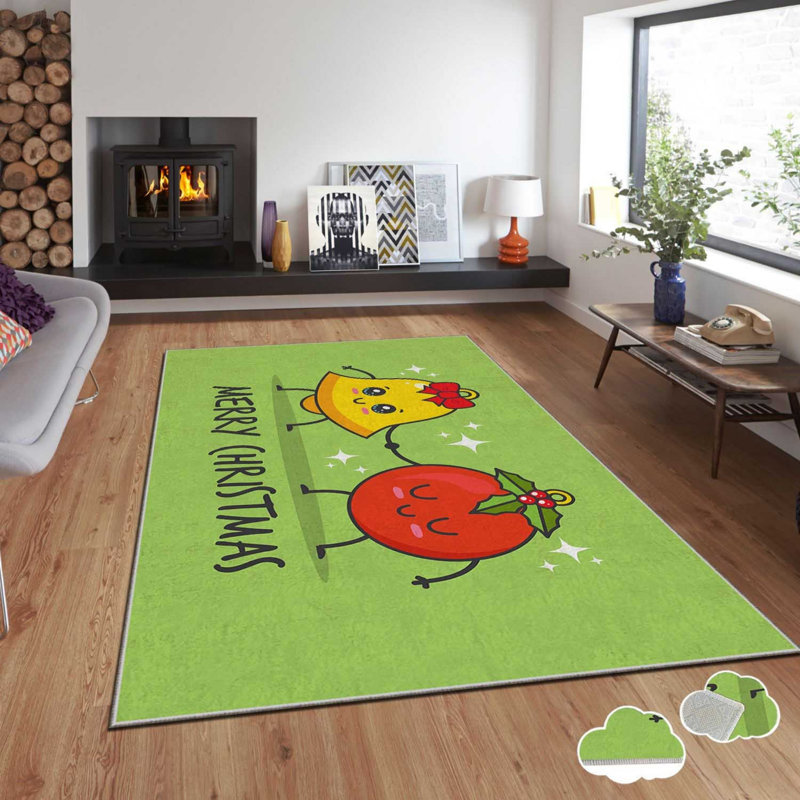 Luxurious Velvet Carpet, 3.3 x 5.9 Feet, 100% Polyester, 740 g/m² | Non-Slip Dot Underside, Laminated Sponge for Comfort | Digital Printing, Easy to Clean, Machine Washable at 86°F | Perfect for Living Room & Bedroom
