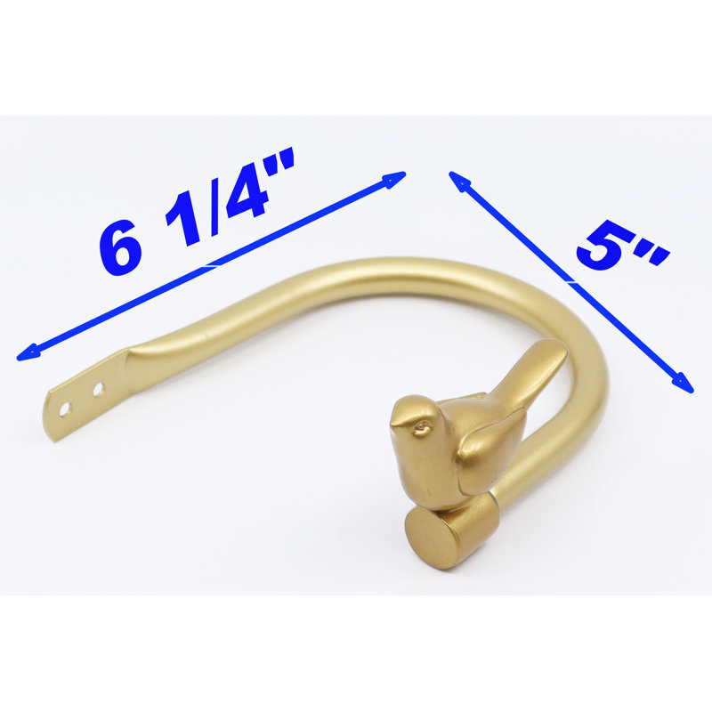Bird Curtain Holdbacks Damus, Gold