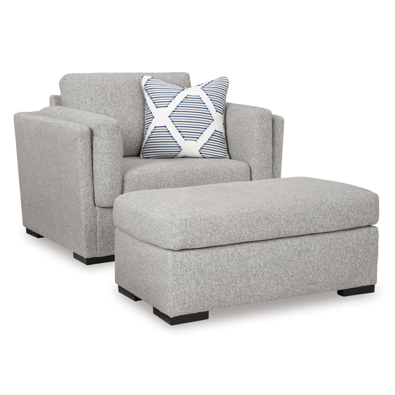 Grassmoor 2-Piece Upholstery Package, Gray Polyester