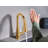 Sleek Smart Touchless Single Handle Kitchen Faucet with Power Clean-73567819
