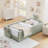 Twin Size Upholstered Platform Bed-1476397582