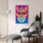 Art mural en verre «Foxy Lady» par Hello Angel-1323066051