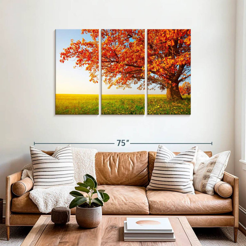 Harnek Autumn Oak Tree, 36" H x 57" W