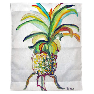 Suspension murale en polyester colorée pour ananas