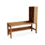 Bureau rectangulaire en bois massif brun-118231086