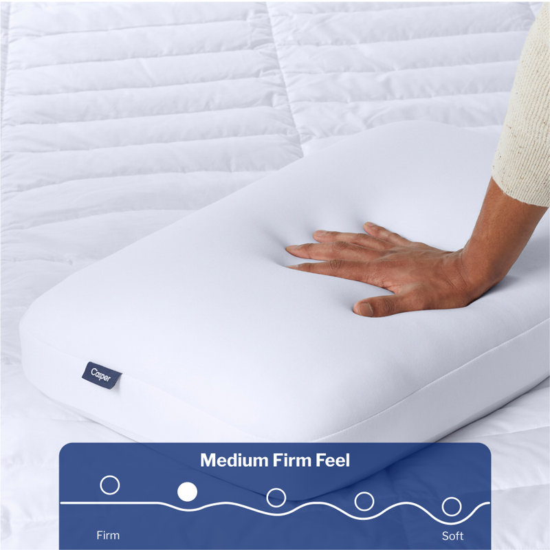 Standard White Foam Sleep Pillow