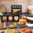 Plum Chef Air Fryer Oven 27.5QT, 6-In-1 Countertop Convection Oven, Air Fry, Bake, Broil, Toast, Warm, Dehydrate, 4 Knob Control, 1600W, Family Size For Crispy Cooking, Black-121407877