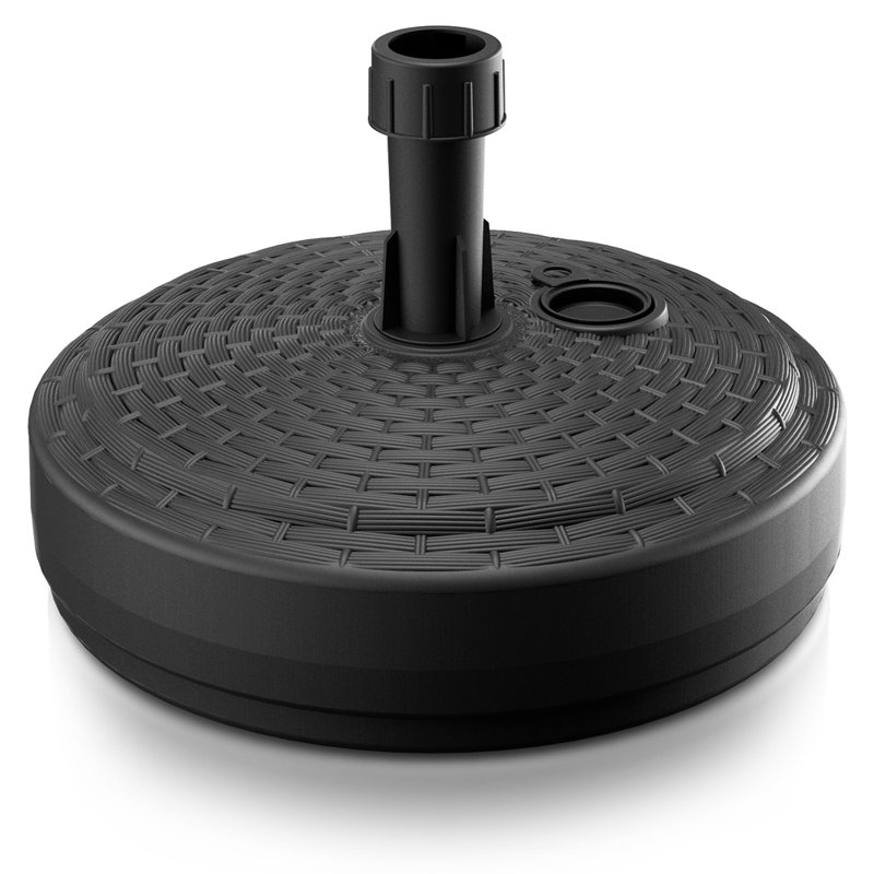 Kimberly 1kg Plastic Free Standing Umbrella Base, Anthracite