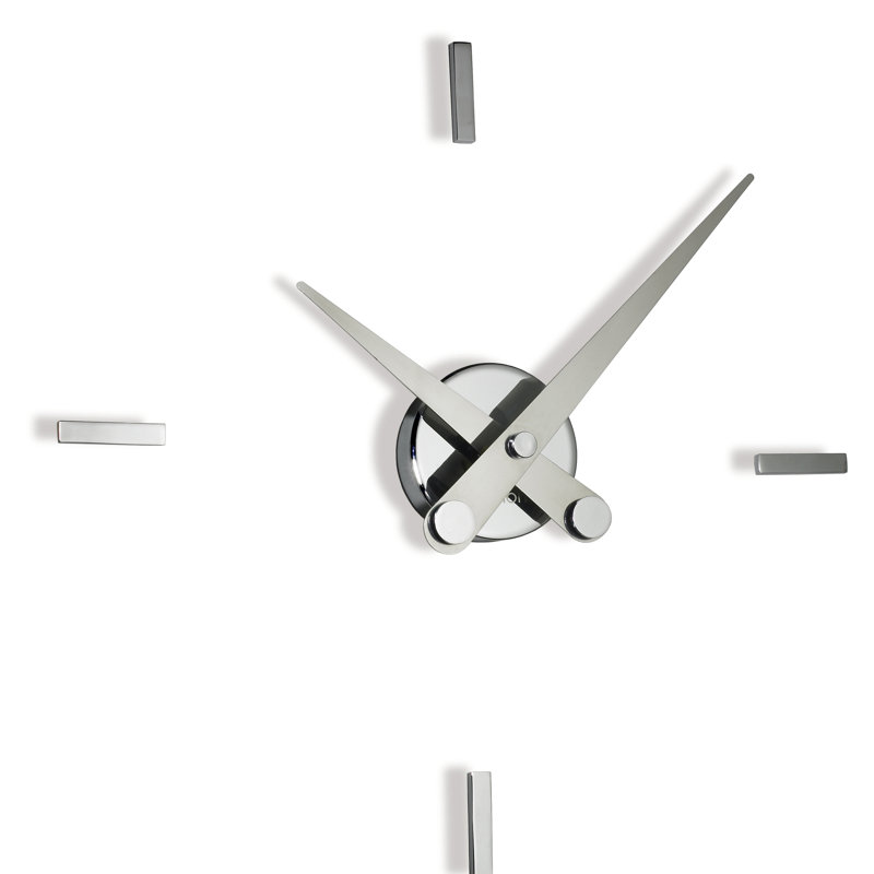 Horloge murale s suspensivos Punto, Chrome