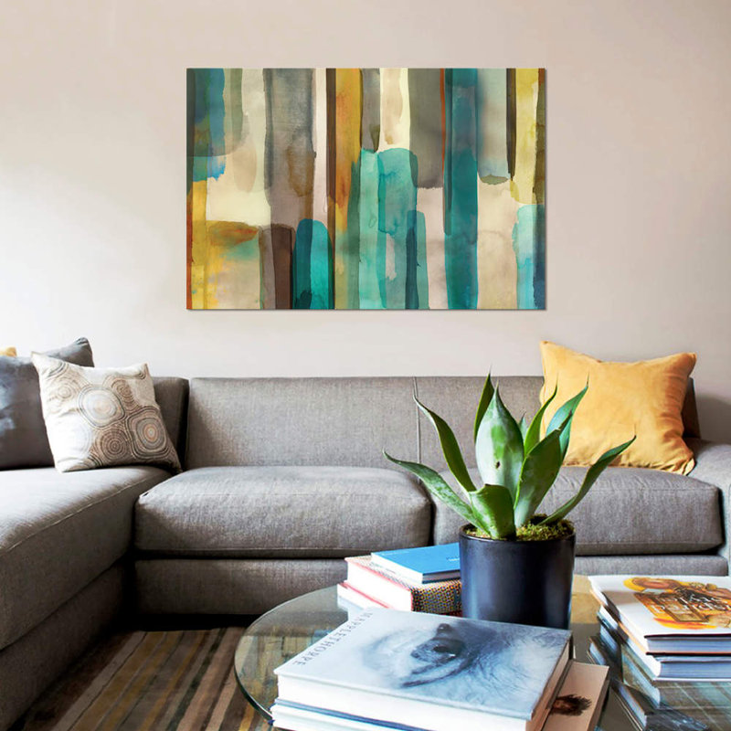 « everet ii », impression sur toile, H 12 po x l 18 po x P 1,5 po, Toile tendue, Pas de tapis