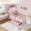 Ensemble de chambre à coucher intelligent et lumineux 3 pièces - Lit de rangement DEL et commode à DEL avec station de recharge-134036458-134036460