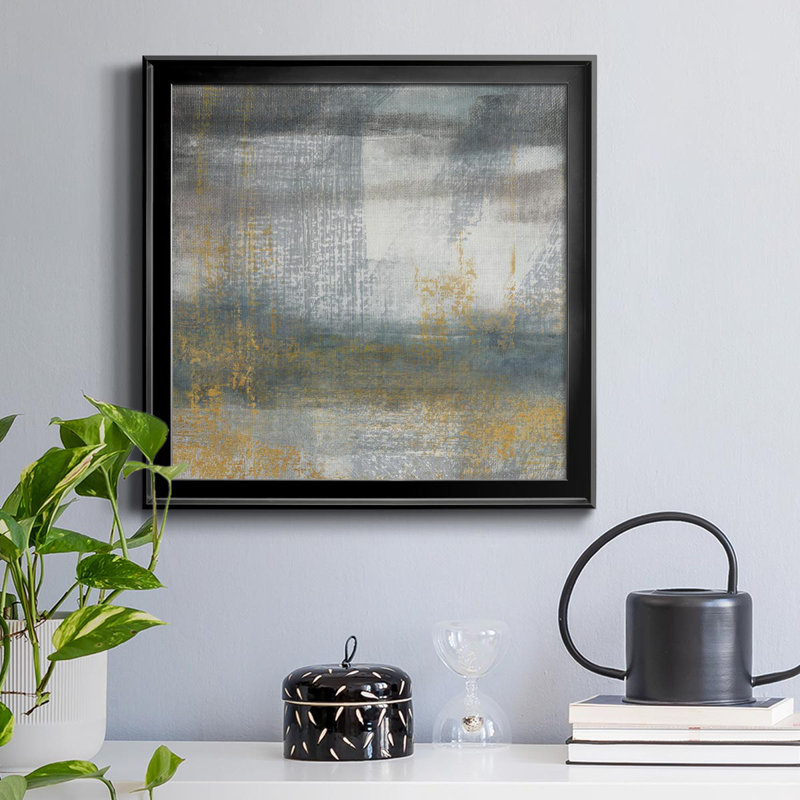 Frost Valley Morning I - peinture sur toile encadrée, Noir, H 34,5 po x l 34,5 po x P 1,5 po