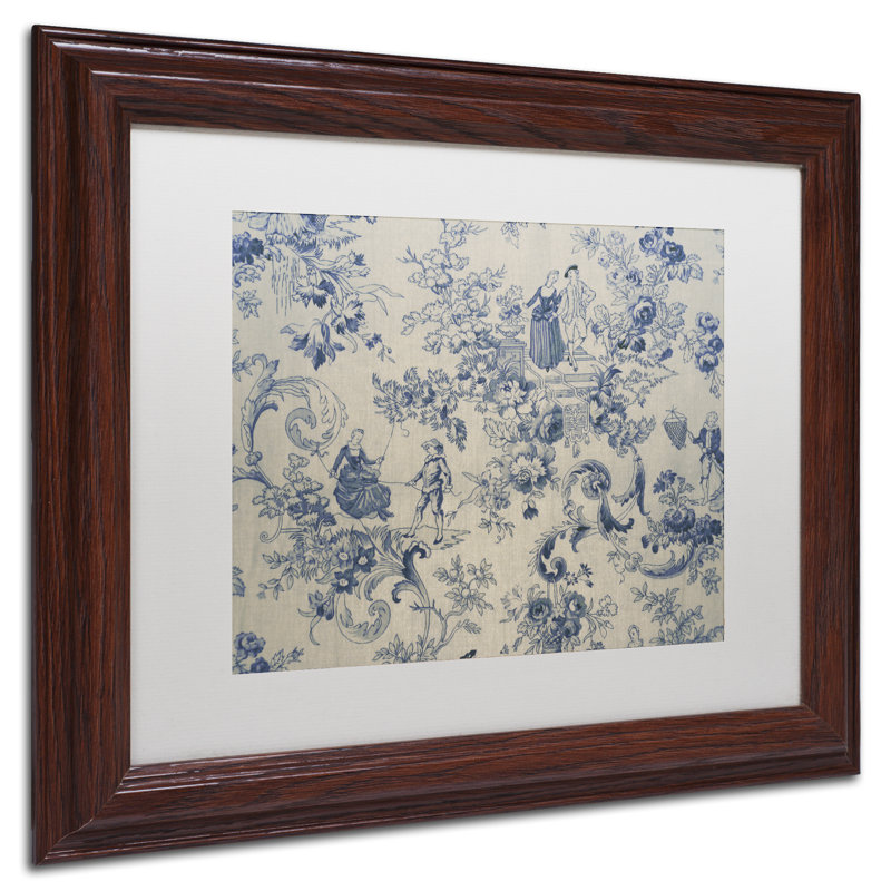 Jadaya «Toile Fabrics I», impression encadrée, H 11 po x l 14 po x P 0,5 po, Blanc, Brun