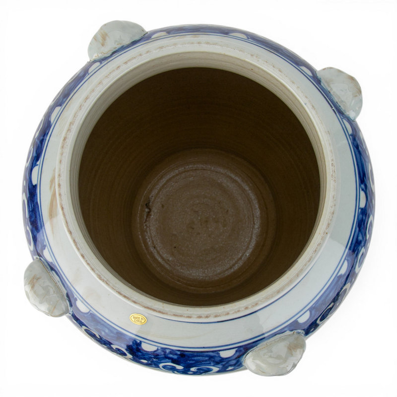 Phoenix Handmade Porcelain Ginger Jar