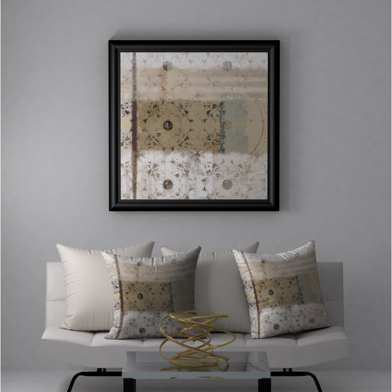 Geometric Reversible Throw Pillow, 24" x 24"