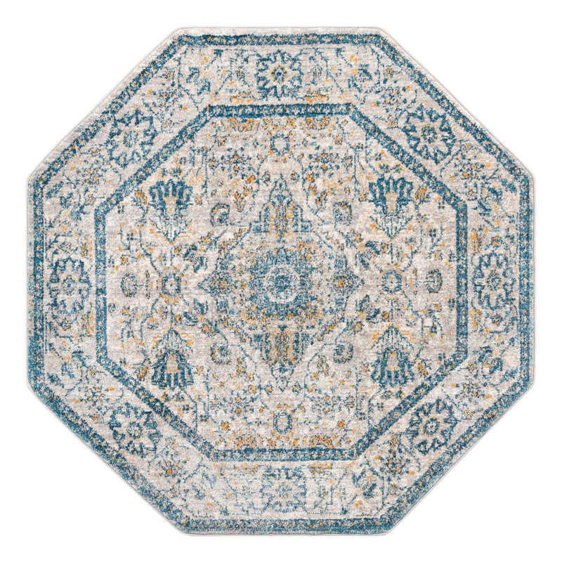 Gause Oriental Indoor Rug, Octagon 5' x 5'