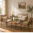 Durable 5-piece Wicker Outdoor Conversation Set